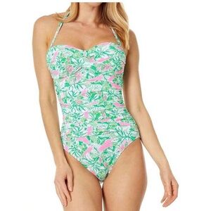 LILLY PULITZER‎ Flamenco One Piece Swimsuit  "JUST WING IT"   Size 0 NEW $154